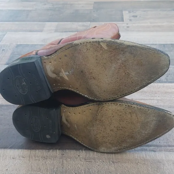 Vintage Acme Western Cowboy Boots sz 9 D