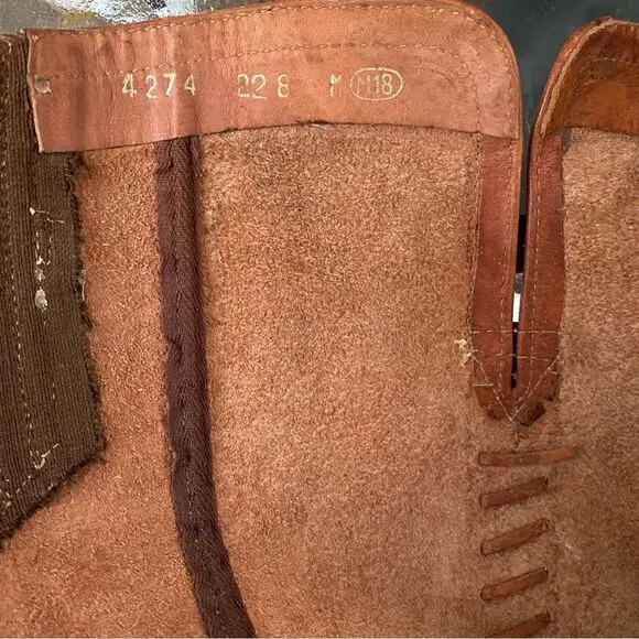 Vintage Boho hippie 1970’s leather boots 5