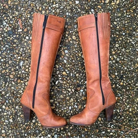 Vintage Boho hippie 1970’s leather boots 5