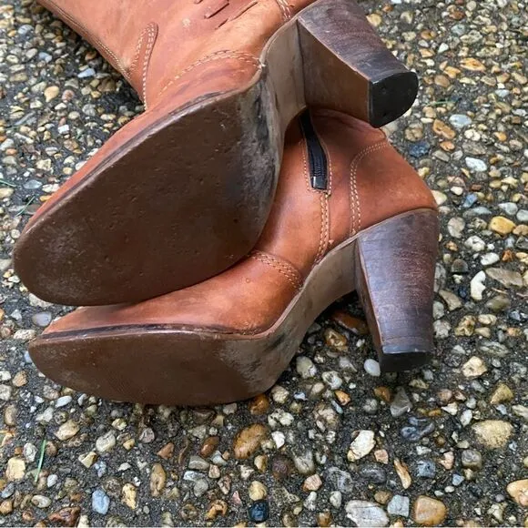 Vintage Boho hippie 1970’s leather boots 5
