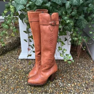 Vintage Boho hippie 1970’s leather boots 5