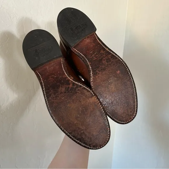 Vintage Brown Cowboy Boots