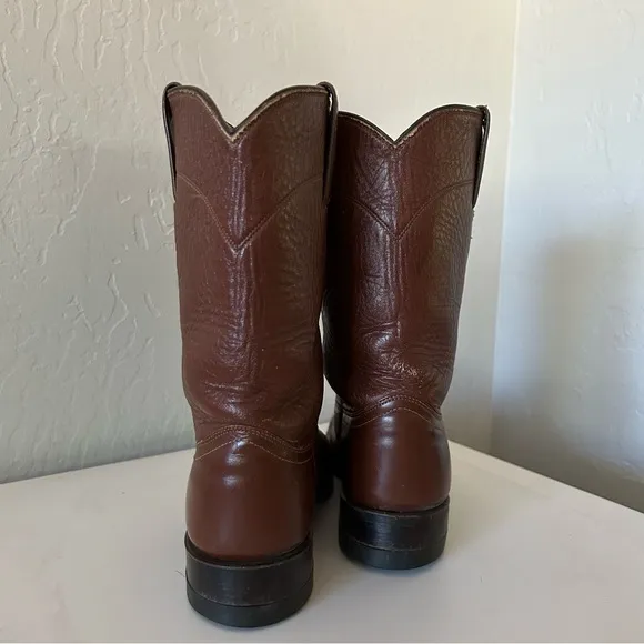 Vintage Brown Cowboy Boots