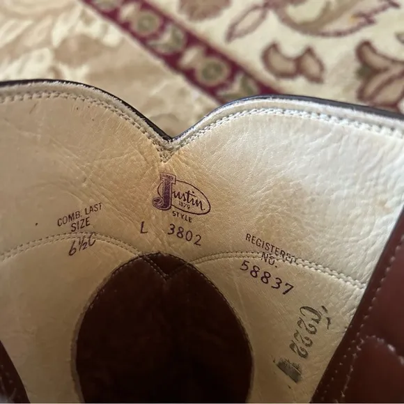 Vintage Brown Cowboy Boots