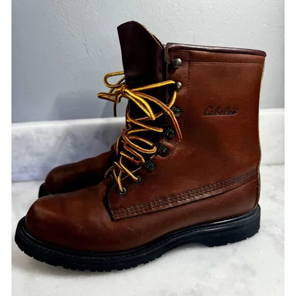 Vintage Cabelas Boots M 26276 Gore-Tex Union Made In USA by Frelonic Sz 8.5
