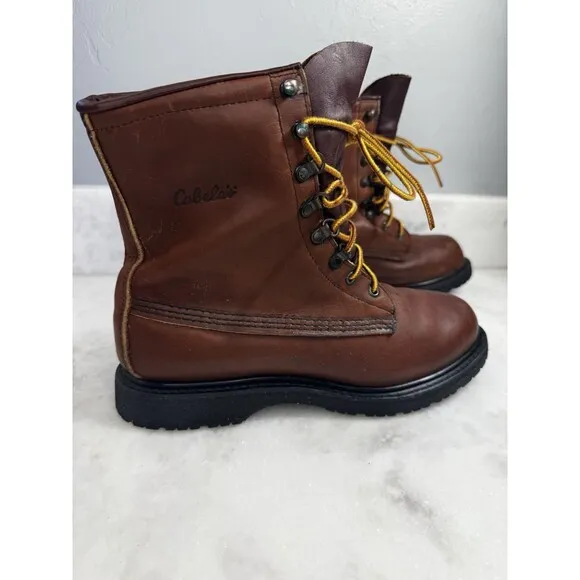 Vintage Cabelas Boots M 26276 Gore-Tex Union Made In USA by Frelonic Sz 8.5