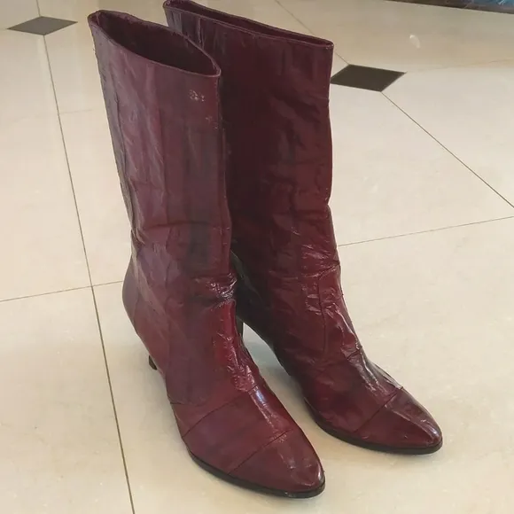 VINTAGE Custom Made in Italy Leather Boots