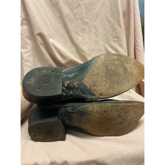 Vintage Dan Post Cowboy Boots Size 9D