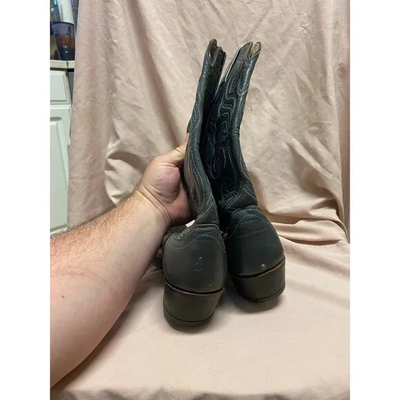 Vintage Dan Post Cowboy Boots Size 9D