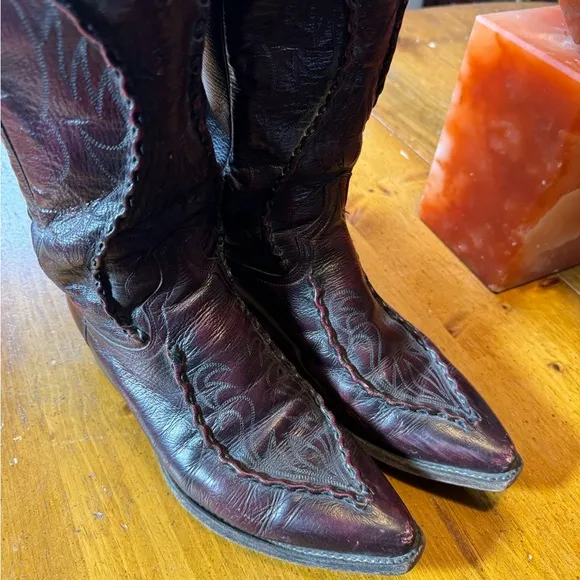 Vintage Dan Post Cowboy Boots Sz 9.5 D