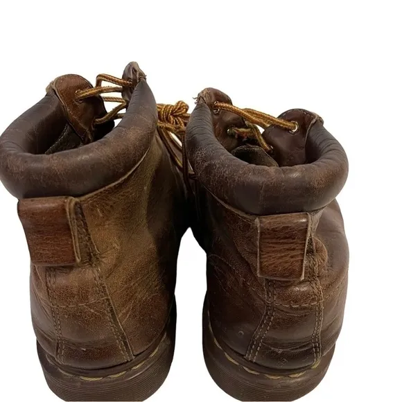 Vintage DR. MARTENS 939 Brown Leather Boots Made In England