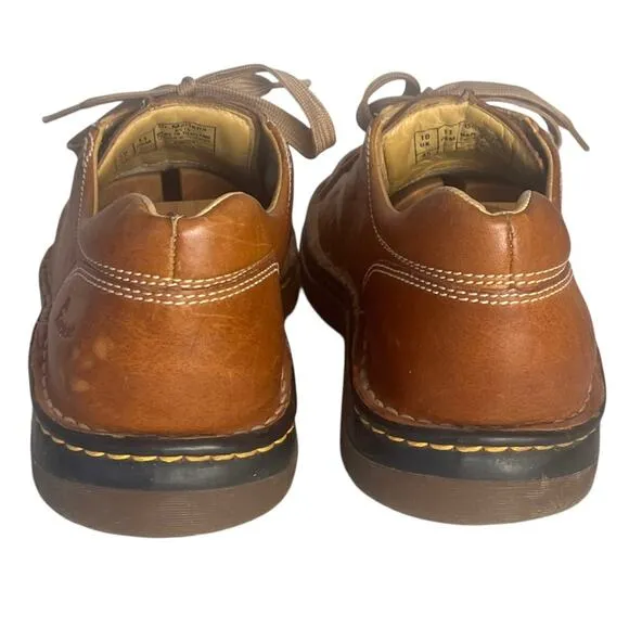 Vintage Dr Martens Oxford Shoes Mens 11 Peanut Brown Leather #8C15 Chunky LaceUp