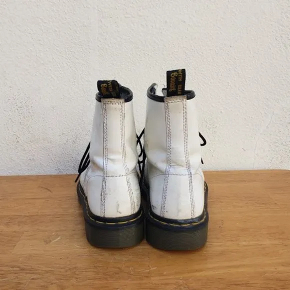 Vintage Dr. Martens White Boots