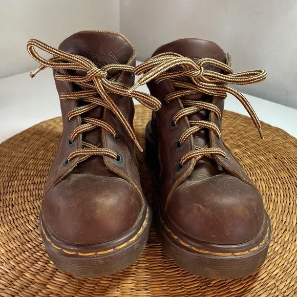 Vintage Dr.Martens Kids Toddler Leather Sneaker Boots Made in England 8444