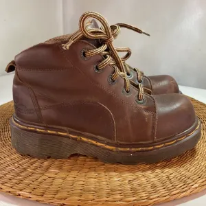 Vintage Dr.Martens Kids Toddler Leather Sneaker Boots Made in England 8444