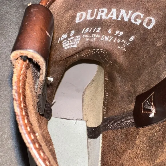 Vintage Durango Boots Size  US 10.5
