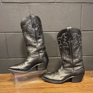 Vintage Durango West 11610 Black Leather Western Cowboy Boots Men’s 10 D
