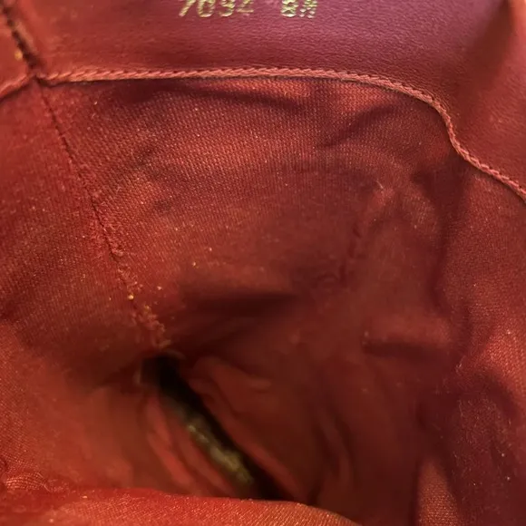 Vintage Etienne Aigner red women’s boots sz 8