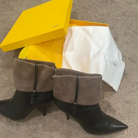 Vintage Fendi Casadei Ankle Boots- Excellent Condition Size 38