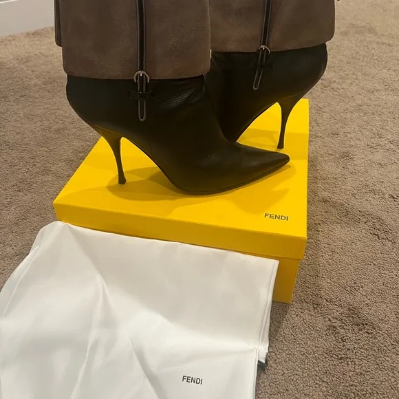 Vintage Fendi Casadei Ankle Boots- Excellent Condition Size 38