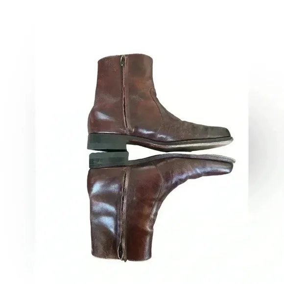 Vintage Florsheim Shoe Men's Ankle Boots 10