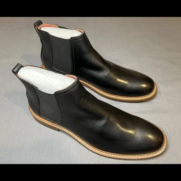 Vintage Foundry Co. Mens Martin Black Chelsea‎ Boots Size 12 NIB