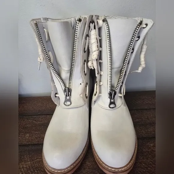 Vintage Foundry Co. Women’s Filo Boots White US Size 6 EU 36