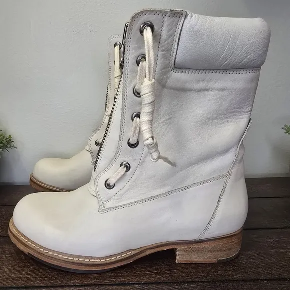 Vintage Foundry Co. Women’s Filo Boots White US Size 6 EU 36