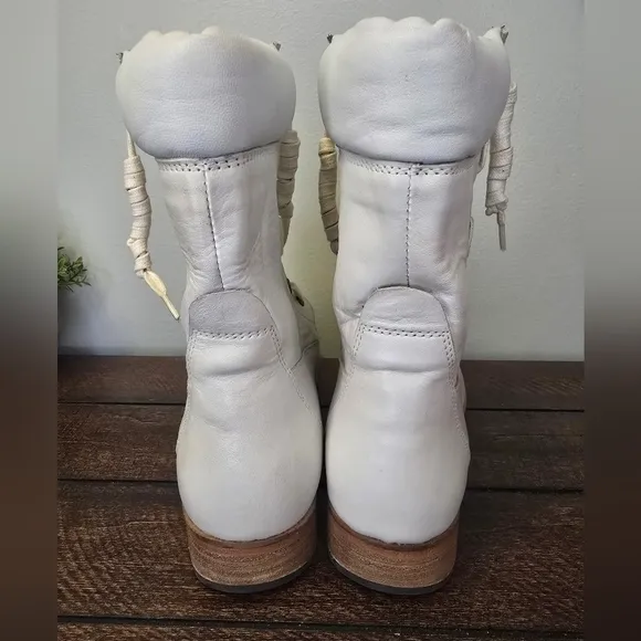 Vintage Foundry Co. Women’s Filo Boots White US Size 6 EU 36
