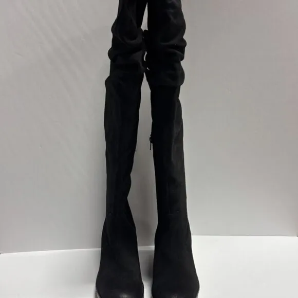 Vintage Foundry Co. Women’s Maisie Wedge Tall Black Boots, Size 9 M