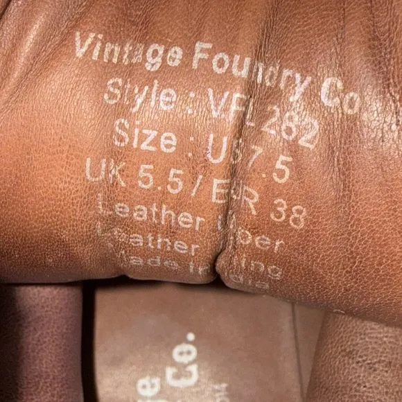 VINTAGE FOUNDRY COMPANY COMBAT BOOTS