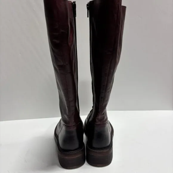 Vintage Foundry Women’s Sadelle Tall Lace-Up Boots, Size 6.5 M