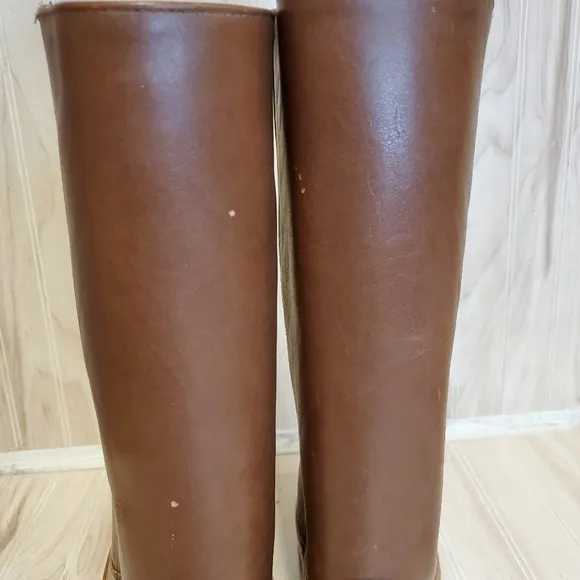 Vintage Frye 15” Caramel Brown Campus Boots 10.5 D USA Made Style 2595T