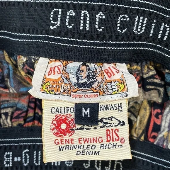 VINTAGE Gene Ewing Bis Boho Western Maxi Skirt