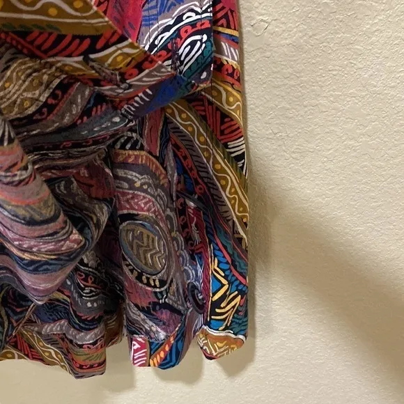VINTAGE Gene Ewing Bis Boho Western Maxi Skirt