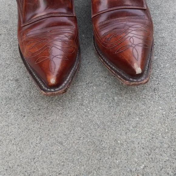 Vintage Handmade Mexican Ankle Boots
