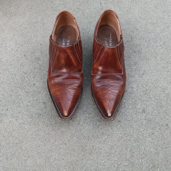 Vintage Handmade Mexican Ankle Boots