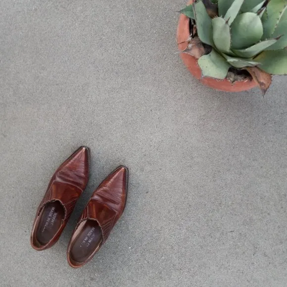 Vintage Handmade Mexican Ankle Boots