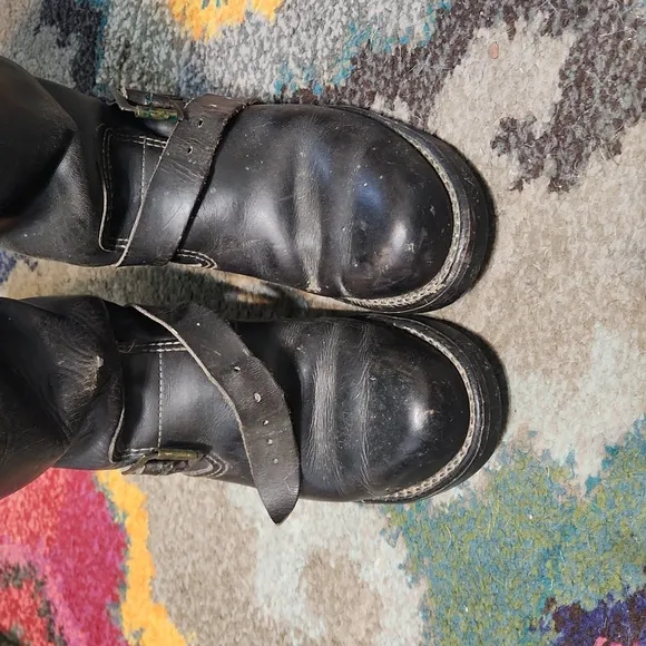 Vintage Harley Davidson Engineer Motorcycle Boots