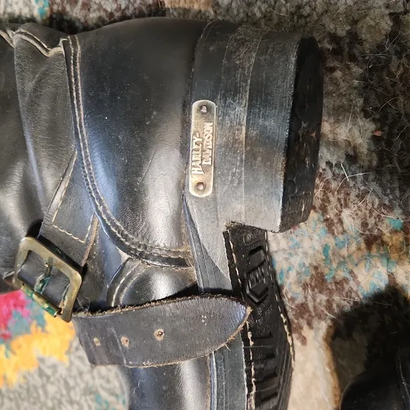 Vintage Harley Davidson Engineer Motorcycle Boots
