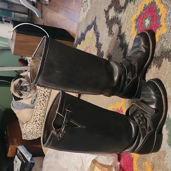Vintage Harley Davidson Engineer Motorcycle Boots