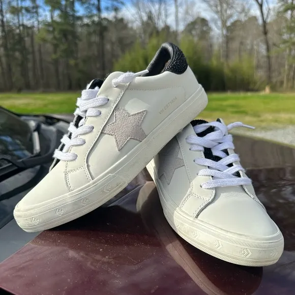 Vintage Havana VH EST 1954 Sneakers Shoes Women's Fashion White Willow -  Sz. 9