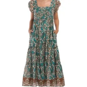 Vintage House of Harlow dress open back ruffled gypsy-core boho retro SZ…