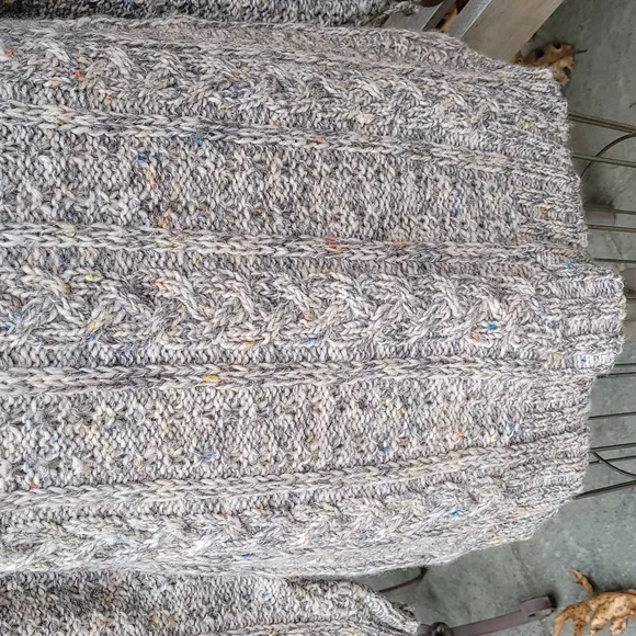 Vintage Ireland handcrafted  Quills  Woolen Market sweater tunic dress