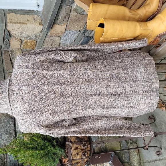 Vintage Ireland handcrafted  Quills  Woolen Market sweater tunic dress