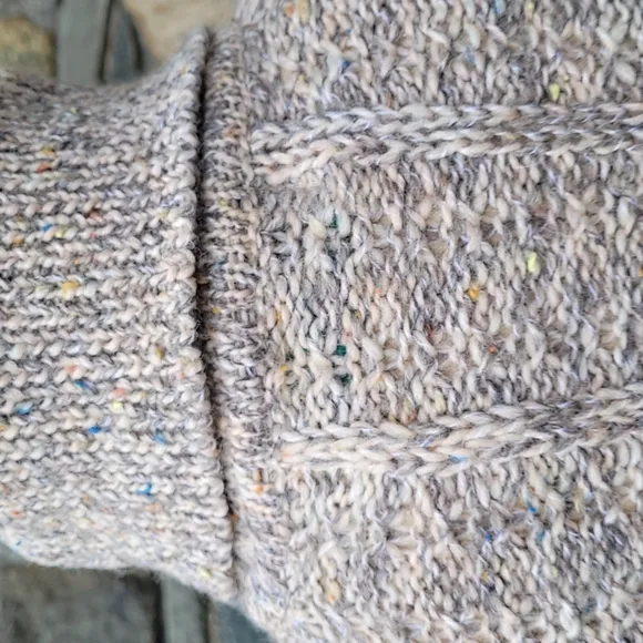 Vintage Ireland handcrafted  Quills  Woolen Market sweater tunic dress