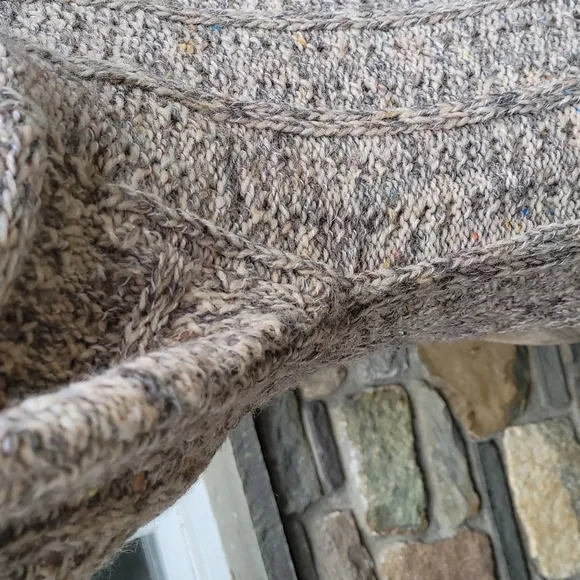 Vintage Ireland handcrafted  Quills  Woolen Market sweater tunic dress