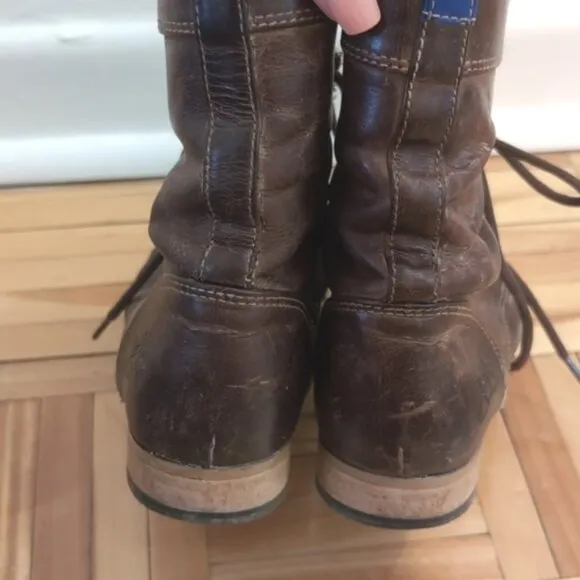 Vintage John Fluevog Leather Radio Boots Size 7