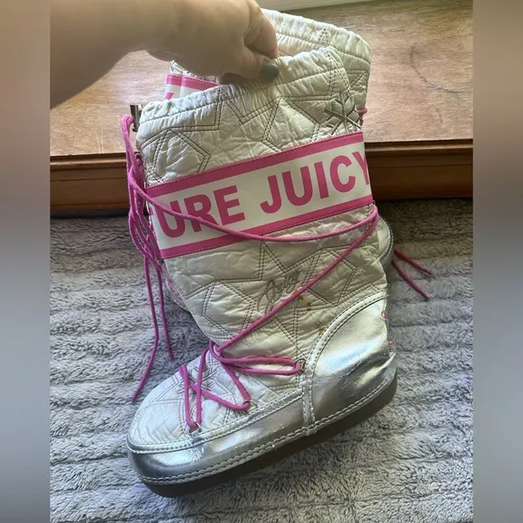 Vintage Juicy Couture Moon Boots Y2K
