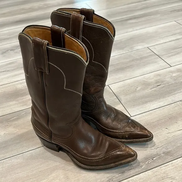 Vintage Justin boots women’s size 5 cowboy cowgirl pointed toe